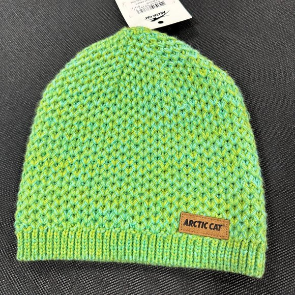 New Arctic Cat Green Beanie - Picture 1 of 2